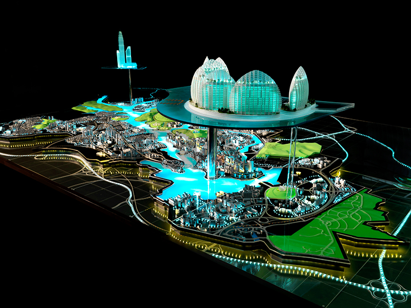 布城公寓 - 巧岸模型,沙盘模型制作,高端建筑模型,数字沙盘设计制作